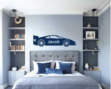 Load image into Gallery viewer, RACE CAR WALL STICKER