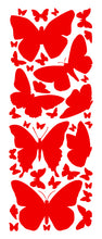 Load image into Gallery viewer, RED BUTTERFLY WALL DECALS