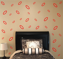 Load image into Gallery viewer, RED OVAL WALL DECOR