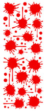 Load image into Gallery viewer, RED PAINT SPLATTER DECAL