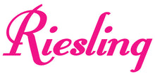 Load image into Gallery viewer, RIESLING WALL DECAL HOT PINK