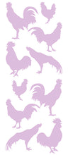 Load image into Gallery viewer, ROOSTER WALL DECALS LAVENDER