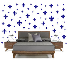 Load image into Gallery viewer, ROYAL BLUE FLEUR DE LIS WALL DECOR