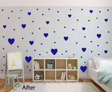 Load image into Gallery viewer, ROYAL BLUE HEART STICKERS