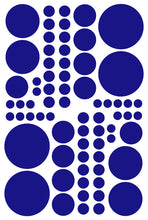 Load image into Gallery viewer, ROYAL BLUE POLKA DOT DECALS