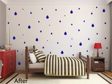 Load image into Gallery viewer, ROYAL BLUE RAINDROP WALL GRAPHICS