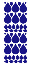Load image into Gallery viewer, ROYAL BLUE RAINDROP WALL STICKERS