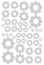 Load image into Gallery viewer, SILVER DAISY WALL STICKERS