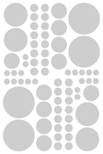 Load image into Gallery viewer, SILVER POLKA DOT DECALS