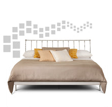 Load image into Gallery viewer, SQUARE WALL DECALS IN SILVER