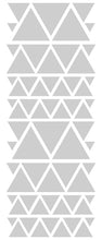 Load image into Gallery viewer, SILVER TRIANGLE STICKERS
