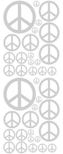 Load image into Gallery viewer, SILVER PEACE SIGN DECAL