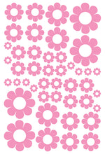 Load image into Gallery viewer, SOFT PINK DAISY WALL STICKERS