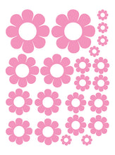 Load image into Gallery viewer, SOFT PINK DAISY WALL DECALS