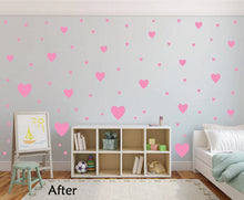 Load image into Gallery viewer, SOFT PINK HEART STICKERS