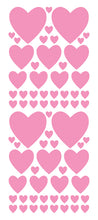 Load image into Gallery viewer, SOFT PINK HEART WALL STICKERS