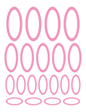 Load image into Gallery viewer, SOFT PINK OVAL WALL DECALS