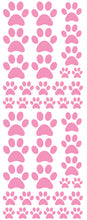 Load image into Gallery viewer, SOFT PINK PAW PRINT DECALS