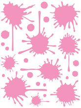 Load image into Gallery viewer, SOFT PINK PAINT SPLATTER WALL DECAL