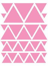 Load image into Gallery viewer, SOFT PINK TRIANGLE WALL DECALS