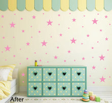 Load image into Gallery viewer, SOFT PINK STAR STICKERS
