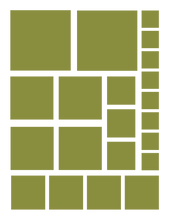 Load image into Gallery viewer, OLIVE GREEN SQUARE WALL DECALS