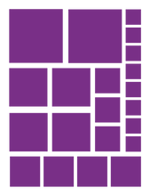 Load image into Gallery viewer, PURPLE SQUARE WALL DECALS