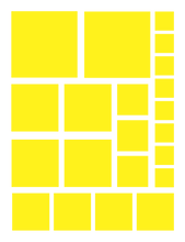 Load image into Gallery viewer, YELLOW SQUARE WALL DECALS
