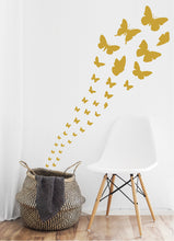 Load image into Gallery viewer, TAN BUTTERFLY WALL STICKERS