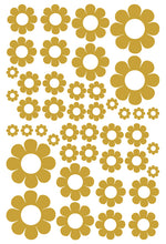 Load image into Gallery viewer, TAN DAISY WALL STICKERS
