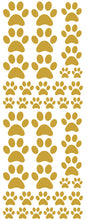 Load image into Gallery viewer, TAN PAW PRINT DECALS