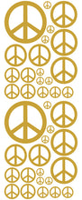 Load image into Gallery viewer, CARAMEL TAN PEACE SIGN DECAL