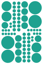 Load image into Gallery viewer, TURQUOISE POLKA DOT DECALS
