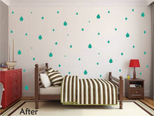 Load image into Gallery viewer, TURQUOISE RAINDROP WALL GRAPHICS