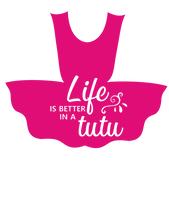 Load image into Gallery viewer, LIFE IS BETTER IN A TUTU WALL STICKER