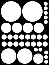 Load image into Gallery viewer, WHITE POLKA DOT WALL DECALS