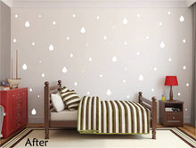 Load image into Gallery viewer, WHITE RAINDROP WALL GRAPHICS