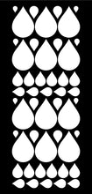 Load image into Gallery viewer, WHITE RAINDROP WALL STICKERS