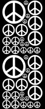 Load image into Gallery viewer, WHITE PEACE SIGN DECAL