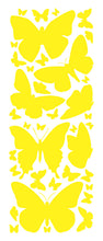 Load image into Gallery viewer, YELLOW BUTTERFLY WALL DECALS