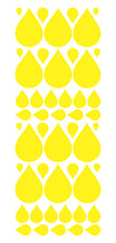 Load image into Gallery viewer, YELLOW RAINDROP WALL STICKERS