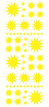 Load image into Gallery viewer, YELLOW STARBURST WALL STICKERS