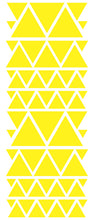 Load image into Gallery viewer, YELLOW TRIANGLE STICKERS