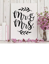 Load image into Gallery viewer, MR AND MRS WALL STICKER