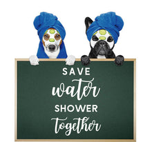 Load image into Gallery viewer, SAVE WATER SHOWER TOGETHER WALL STICKER