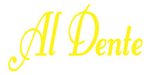 Load image into Gallery viewer, AL DENTE ITALIAN WALL WORD DECAL IN YELLOW
