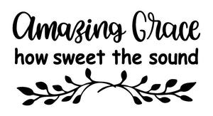 Amazing grace wall sticker from whimsidecals.com