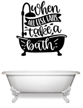Load image into Gallery viewer, Bathroom wall decal from whimsidecals.com
