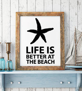 Beach wall decal from whimsidecals.com