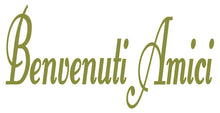 Load image into Gallery viewer, BENVENUTI AMICI ITALIAN WORD DECAL IN OLIVE GREEN
